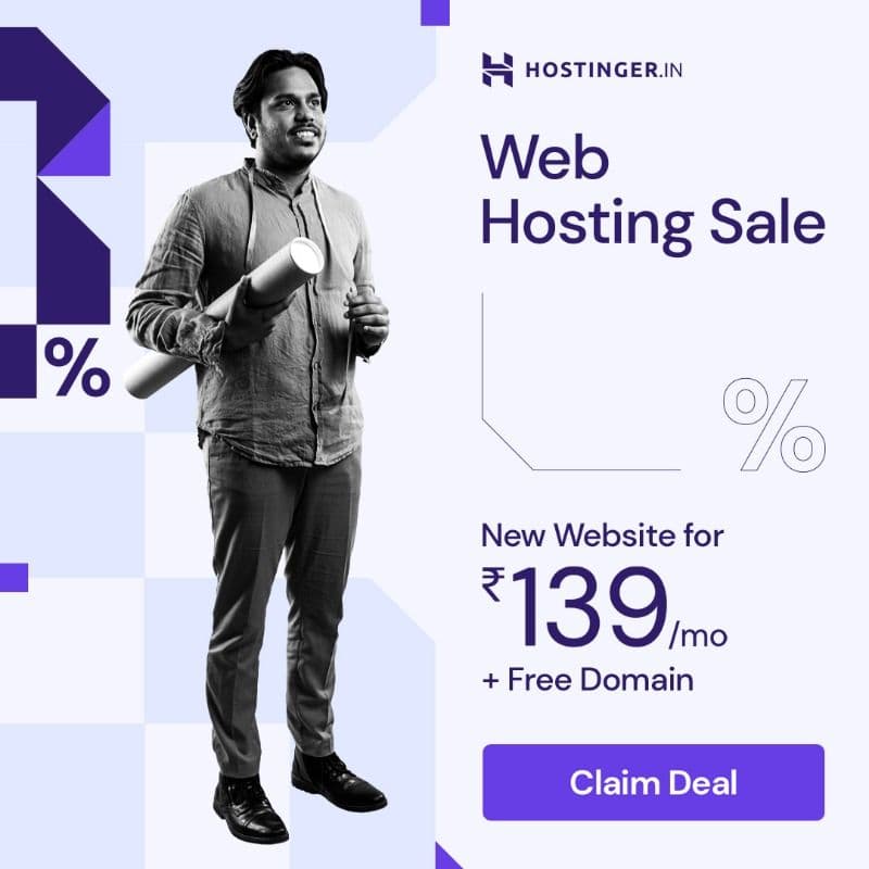 Hostinger advertisement