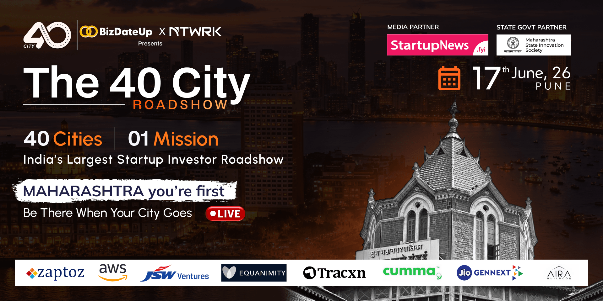 The 40 City Roadshow: Maharashtra Edition- Pune Leg