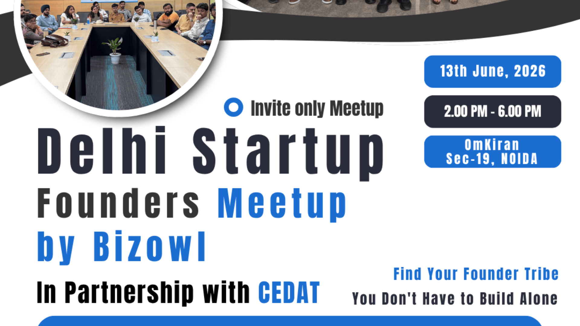 Delhi Startup Founders Meetup by Bizowl